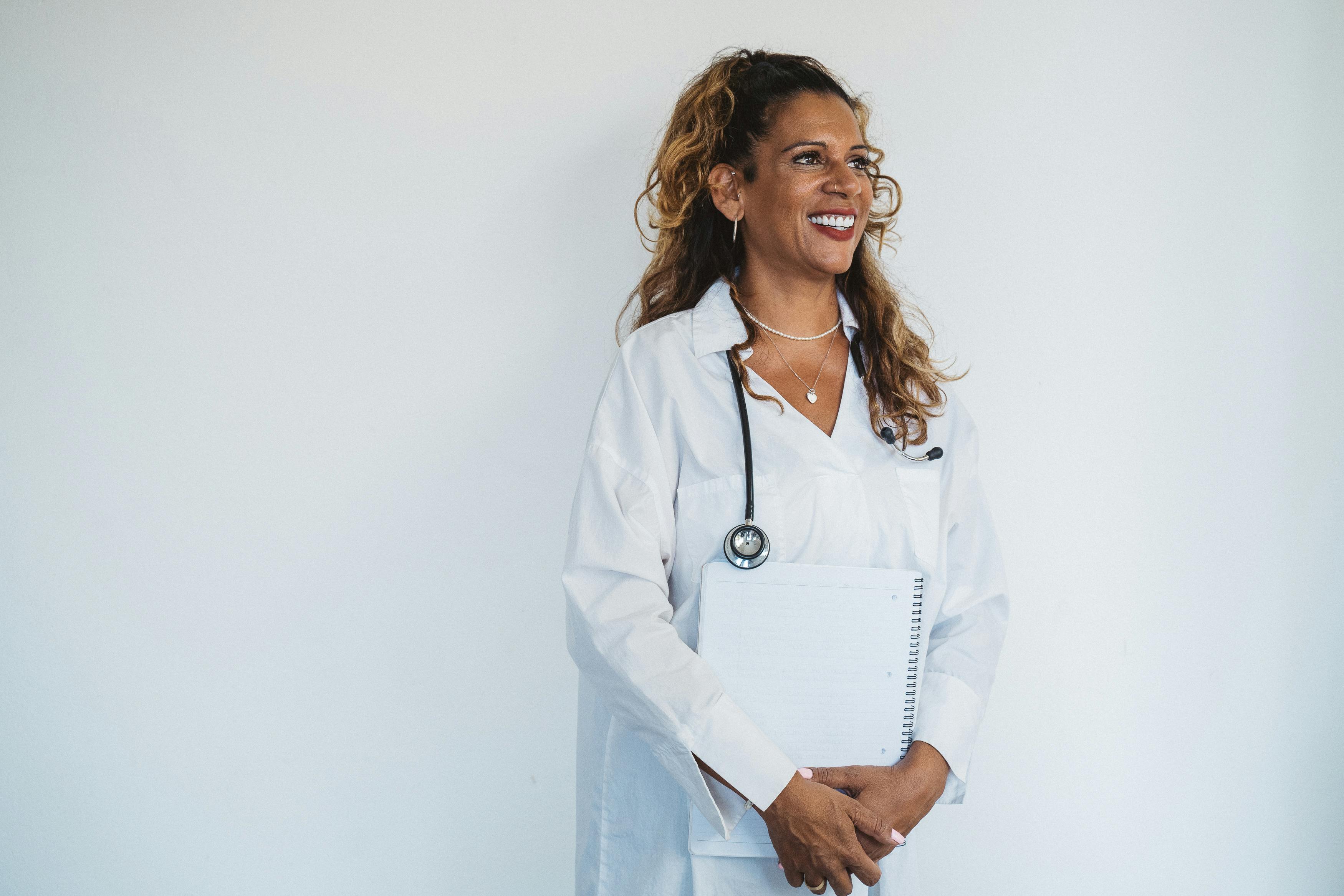 General practitioner talking to patient